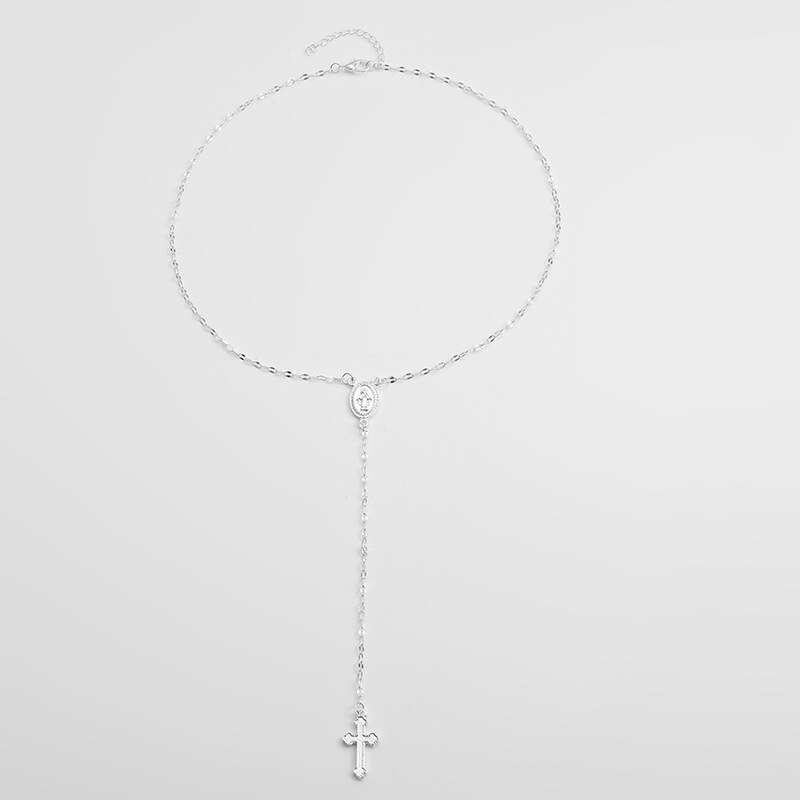 2023 New Fashion Vintage Christian Cross Bohemia Religious Rosary