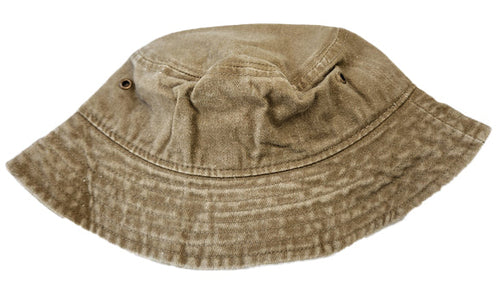 Bucket Hat for 4-8 Year Old Kids - Fedora Style Hat Faded Denim