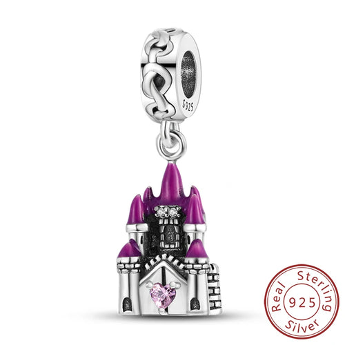 925 Silver Charms Beads Devil's Eye Cross Angel Charms Fit Original