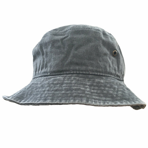 Bucket Hat for 4-8 Year Old Kids - Fedora Style Hat Faded Denim