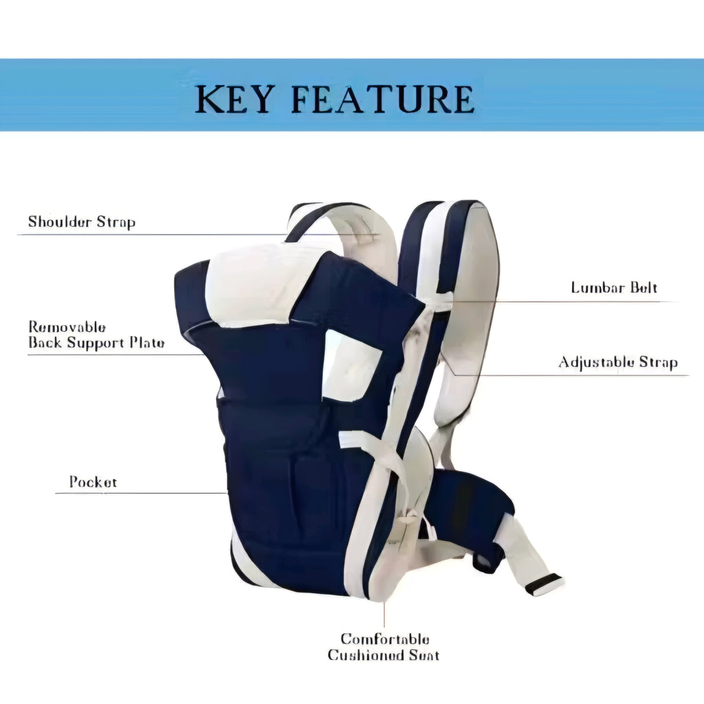 Ergonomic Baby Carrier with Padded Support
