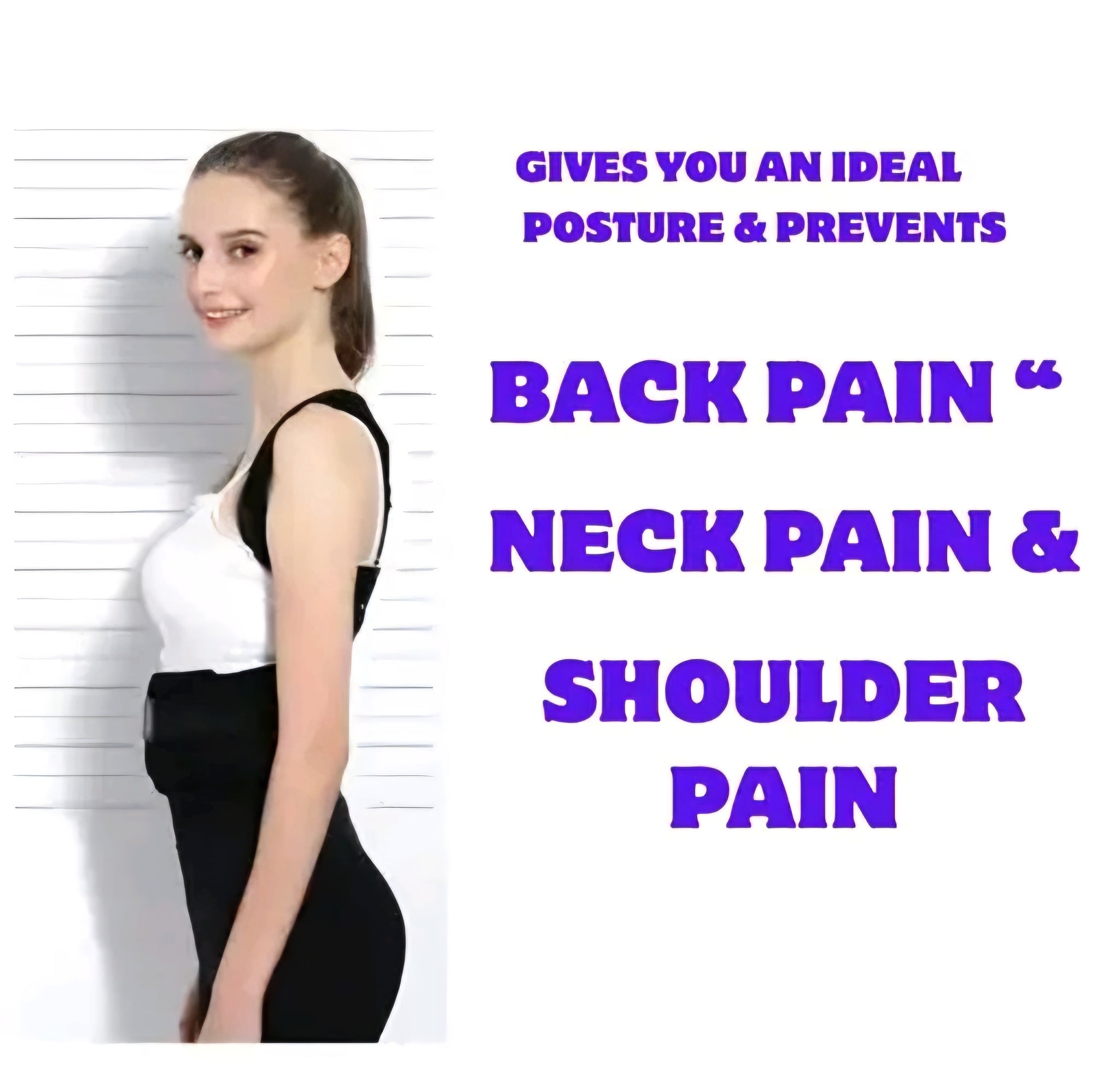 Adjustable Back Posture Corrector Brace