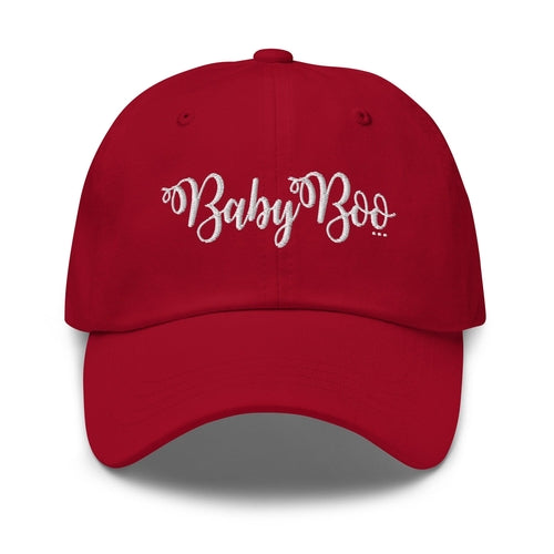 Embroidered Adjustable Baseball Cap - Baby Boo