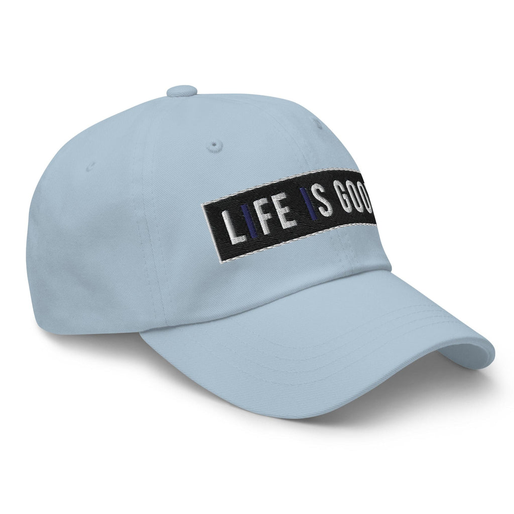 Embroidered Baseball Cap - Adjustable - Life is Good Print