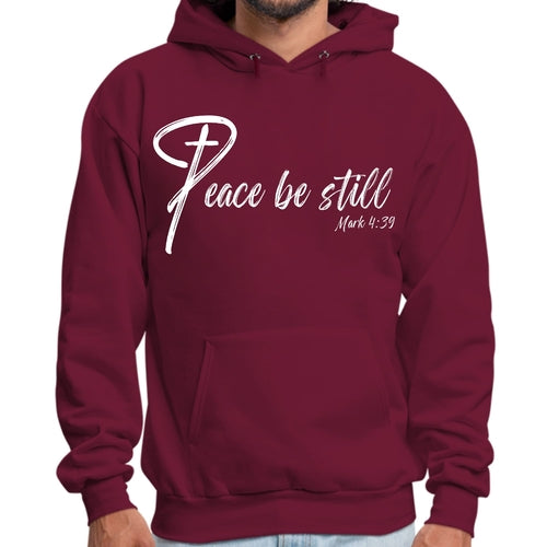 Mens Graphic Hoodie Peace be Still
